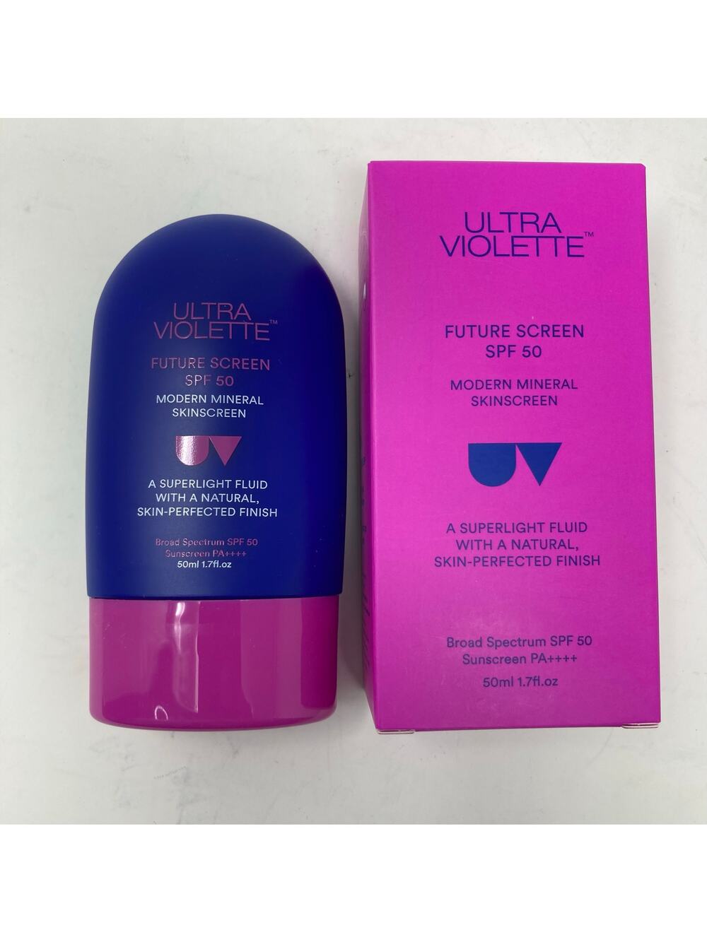 Ultra Violette Future Screen SPF50 Mineral Fragrance Free Facial Sunscreen Serum